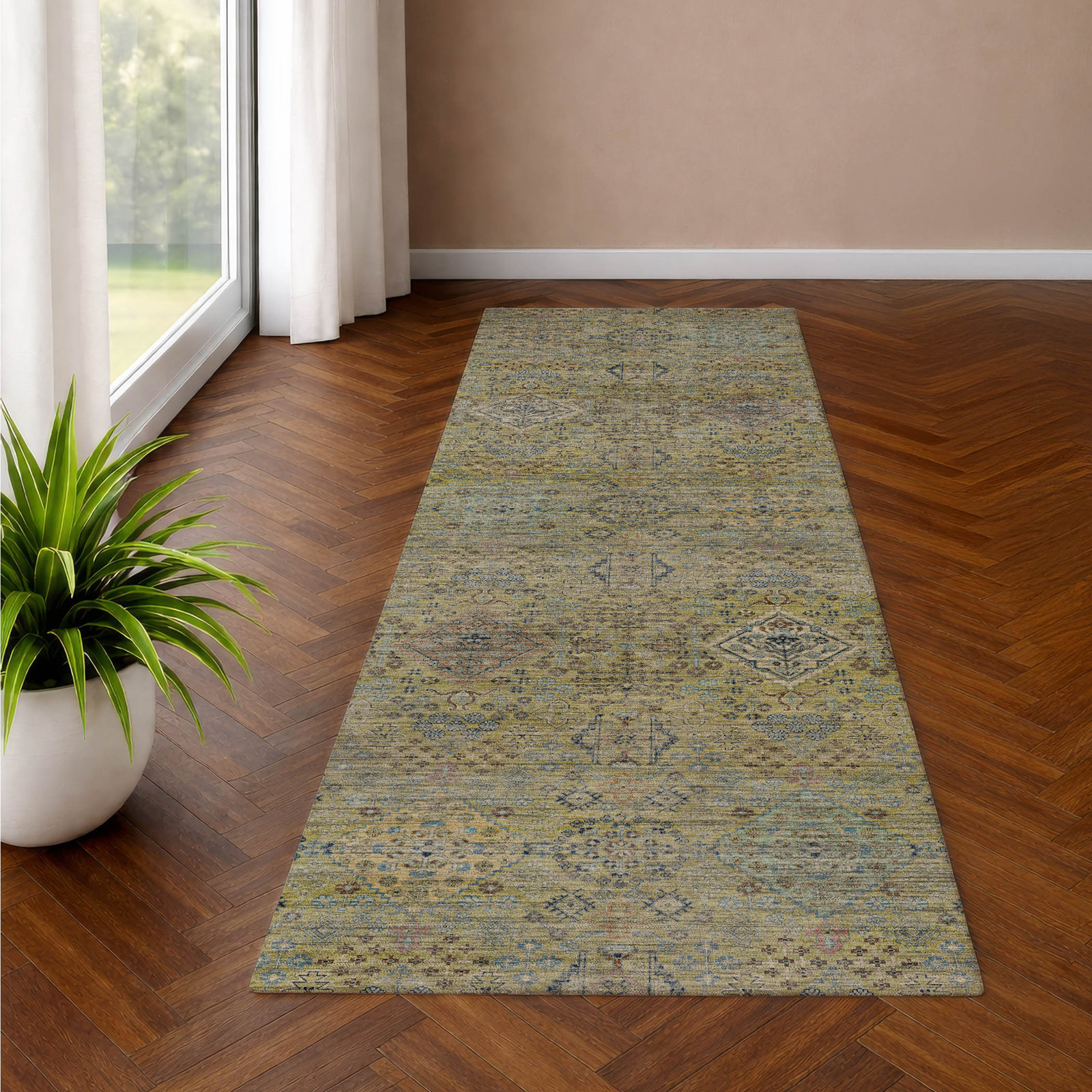 Rug, Aloe, 2'3" x 7'6" Runner