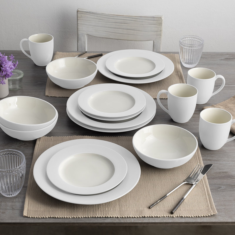 Noritake Colorwave Rim Salad Plates, 8-1/4", White