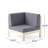 BRAVA X-BACK LOVESEAT, LIGHT GREY, Assembly required