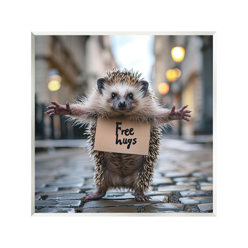 Art mural "Free Hugs Hedgehog" par RB