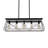 5-Light White Farmhouse Chandelier For Dining Room | Adjustable Rustic Pendant Light (No Bulbs Included)-675609102