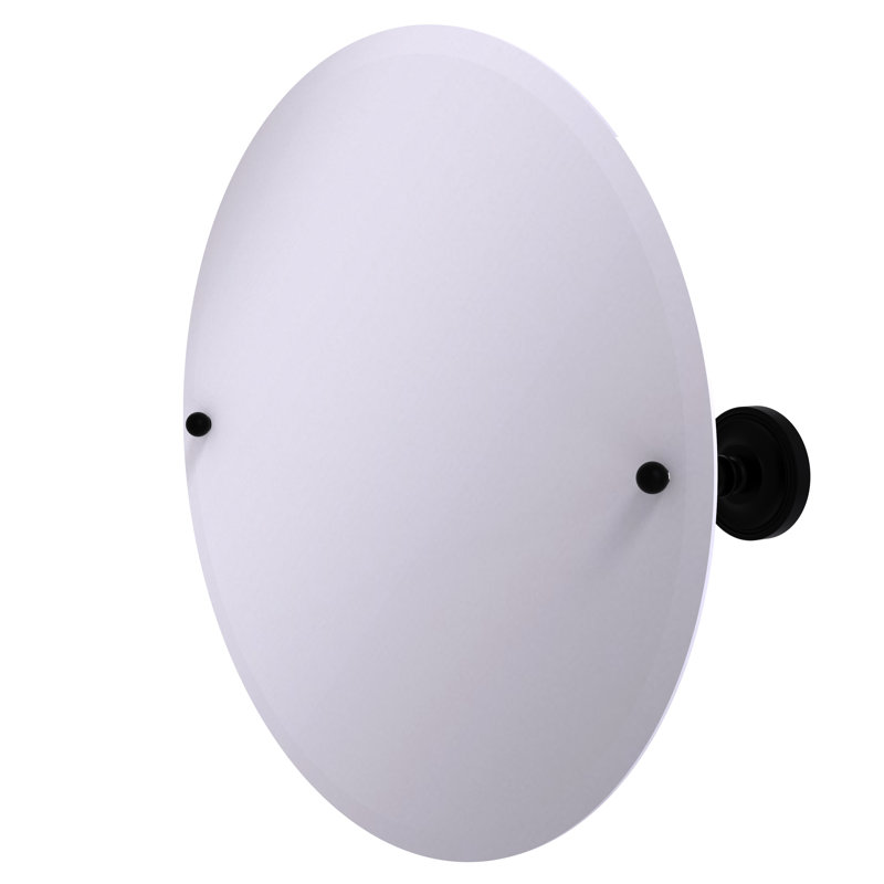 Miroir rond 22 po Gober, Noir mat