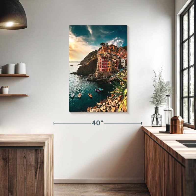Gillard Riomaggordin Cinque Terre, H 39 po x l 26 po