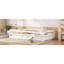 Lit simple pour lit simple, clôture, structure en pin, installation simple et rapide