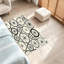 Tapis d'intérieur vert lavable à la machine