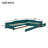 Upholstered Double Twin Daybed with Trundle & Storage Drawer, Linen Fabric Sofa Bed for Guest Room & Small Spaces, Green-118565386