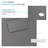 Transolid Trimslate 51-in x 40-in Shower Base with Adjustable Single Threshold and Center Drain-115485130