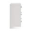 Commodes horizontales en bois Alyviah, blanc