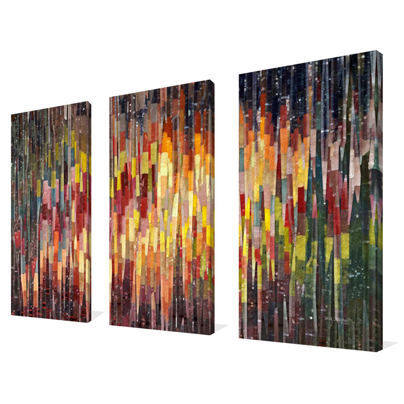 "Galatians 5: 22. Le fruit de l'esprit" par Mark Lawrence, ensemble de 3 impressions sur toile