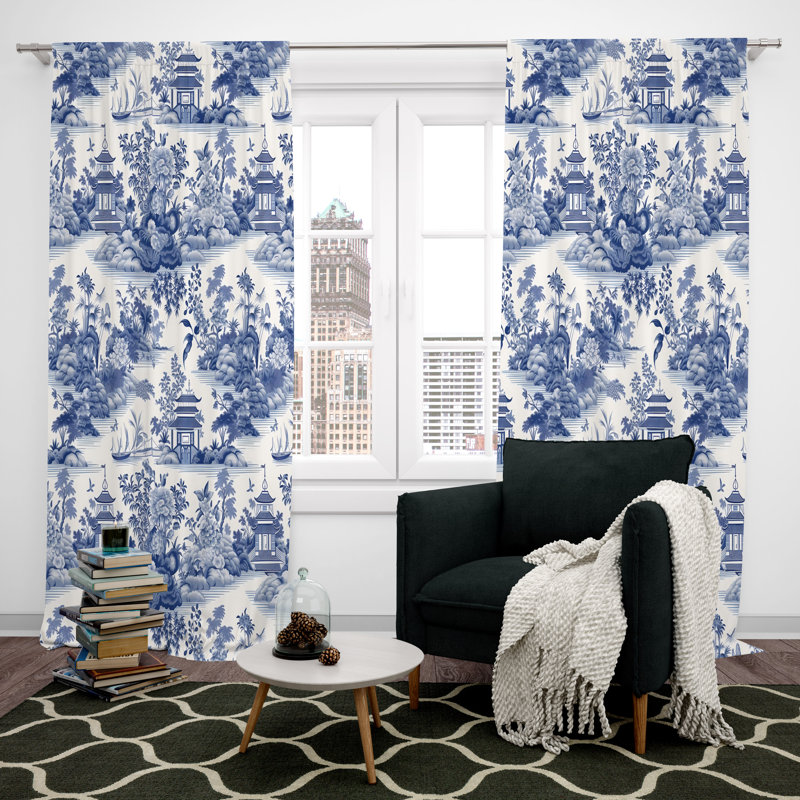 Barrus Room Darkening Curtain Pair, 40" W x 52" L