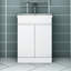 Nurudin 500 mm Freestanding Combined Vanity Unit with Drop In Resin Basin-1679431573