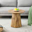 Table basse ronde en bois