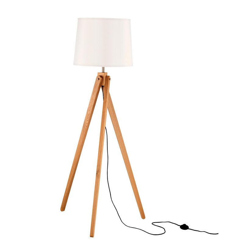 Alma 165cm Brown Tripod Floor Lamp