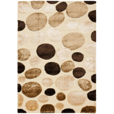 Stryker Shag Performance Polka Dots Rug