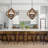 Allysha Rustic 6 Lights Orb Wood Chandelier-719292538