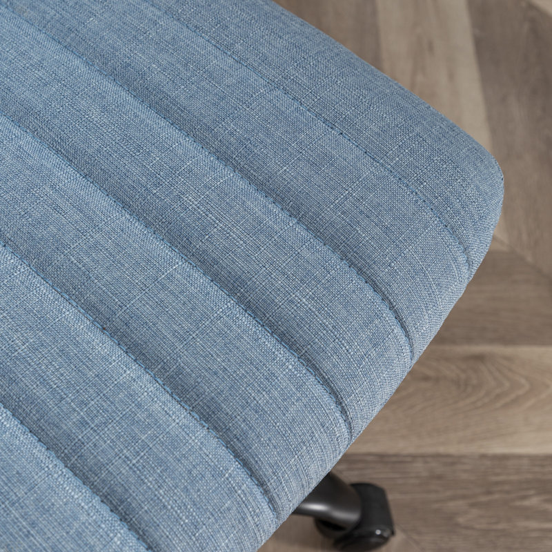 Chaise de bureau moderne pivotante, Bleu