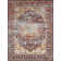 Tapis bleu marine / rouge Mignonette