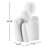 Hans Cream Abstract Nesting Two Piece Couple Decorative Accent Matte Ceramic Sculpture Figure Set