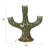 Stoneware Flower-Shaped Candelabra In Reactive Glaze