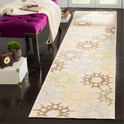 Martha Stewart Hand-Hooked Geometric Area Rug