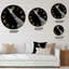 Gros plan, portrait d'une girafe I - horloge murale de ferme-72854122