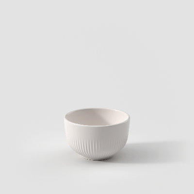 Villeroy & Boch Afina Dip Bowl, Premium Porcelain, Dishwasher and Microwave Safe, 3.25 x 3.25 x 2.25 in, Stackable, White
