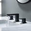 Robinet pour salle de bain à 2 poignées avec drain Cube-83653104