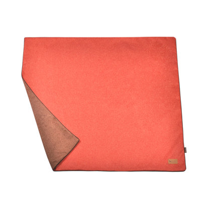  Jeté Luxe: sergé - papaye - couverture pour animaux de compagnie et de chien, 54 x 47 po, résistant à l'eau, couleurs sergé double face, coussin de salon durable lavable à la machine