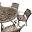 Ensemble de salle à manger en aluminium 59 po Illy-207328700