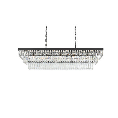 Lustre rectangulaire 48 pouces Iva 