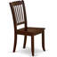 Ensemble de coin repas 3 pièces pour petits espaces comprenant une table carrée et 2 chaises de salle à manger, acajou-1447263917-1393820223-1393820222