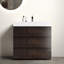 Meuble-lavabo 36 po - Finition noyer, lavabo blanc, rangement abondant, tiroirs, noyer d'aspect élégant, lavabo, modèle moderne-1574697658-1574697657-1574697660