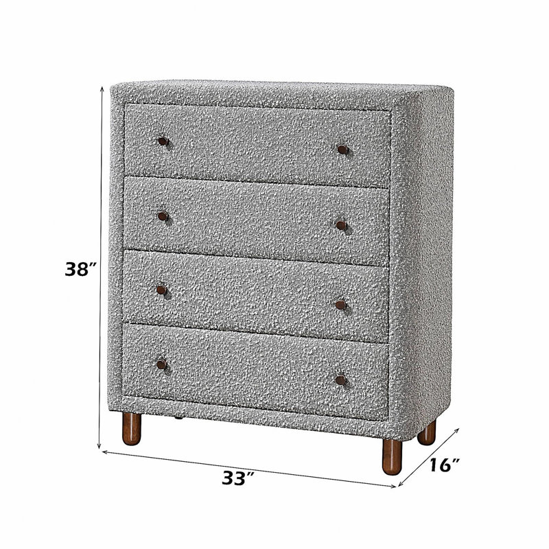 Cleo Gray Boucle Chest