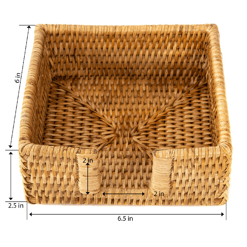 Porte-serviette Camden, Brun miel