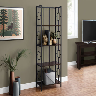 Bookshelf, Bookcase, Etagere, 4 Tier, Office, Bedroom, Contemporary, Modern