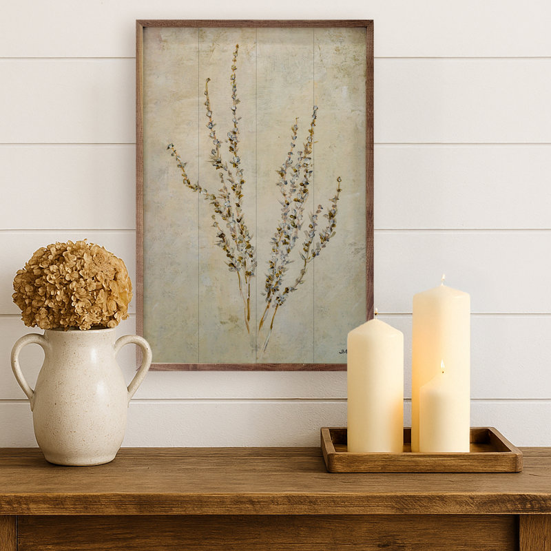 Whispering Grasses III par Julia Purinton, H 24 po x l 16 po