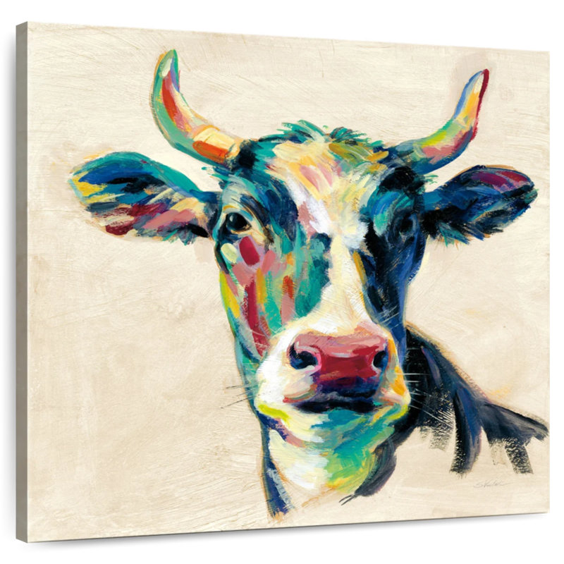 Crowle Expressionistic Cow III, 36" H x 36" W
