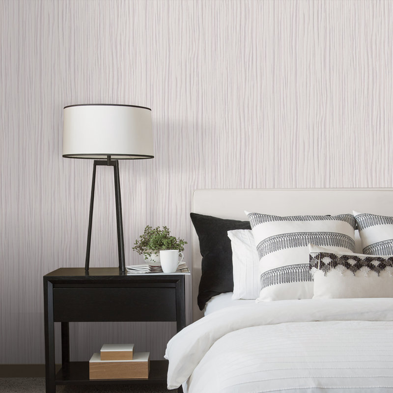 10m x 53cm 3D Embossed Wallpaper Roll, Taupe