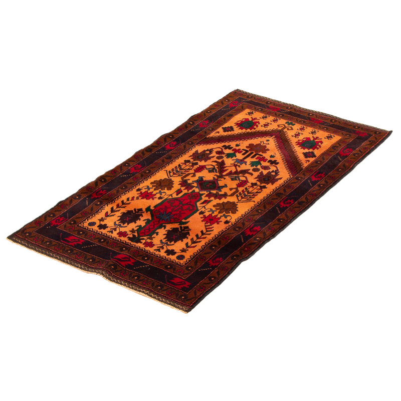 Tapis orange clair Lynnisha 3 pi 0 po x 5 pi 2 po