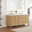 Siena 72" Double Bathroom Vanity with Grain White Engineered Stone Countertop without Mirror