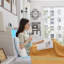 Lit plateforme avec tête de lit ergonomique, prises intégrées, chargeur, lumière DEL et tablette de rangement-2147352229-2147352219