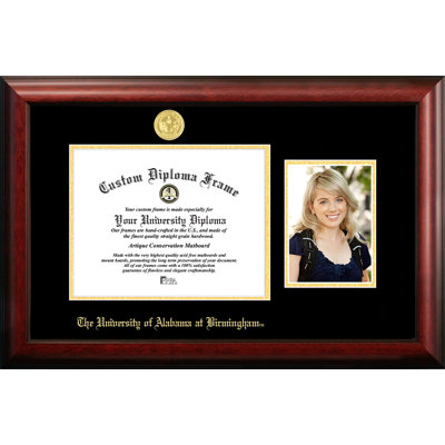 Brown Wood Embossed Picture Frame