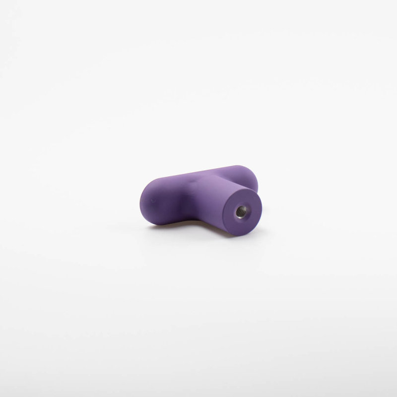 1.75" Oval Knob, Royal (Purple)