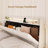 Floating Bed Frame With LED Light And Charging Station Upholstered Platform Bed Frame With Headboard And Hidden Storage Space, No Box Spring Needed-186944388