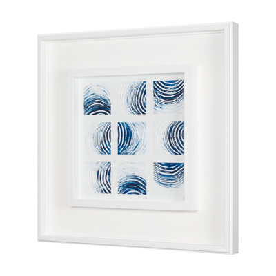 Ocean Sounds II a Handmade Original Framed Artwork under Glass