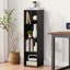Petite bibliothèque noire à 5 cubes, petite armoire de rangement avec tablettes ouvertes (ensemble de 2)-416325508