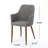 Contoured Support Dining Chair With High-Quality Fabric And Durable Iron Frame, Perfect For Modern And Stylish Interiors.-464209614-464209615