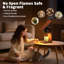 Lampe chauffe-bougie en bois