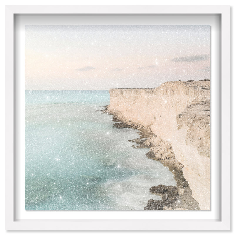 Coastal Edge I Print by Oliver Gal, 13.5" H x 13.5" W, White Shadowbox