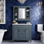 Ensemble de meuble-lavabo 35 po avec armoire à miroir, tiroirs à fermeture en douceur et rangement triple-1238148518-1238148517